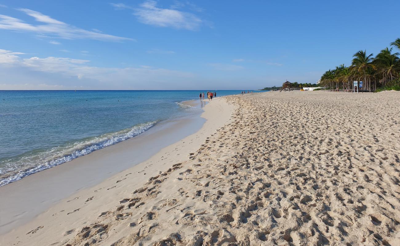 Photo of Playacar beach with bright fine sand surface