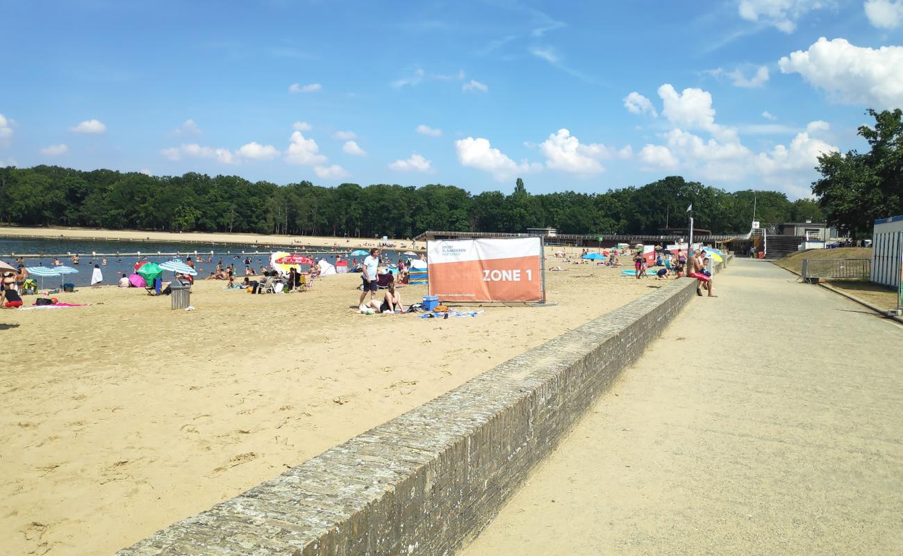 Photo of Hofstade strand with bright sand surface