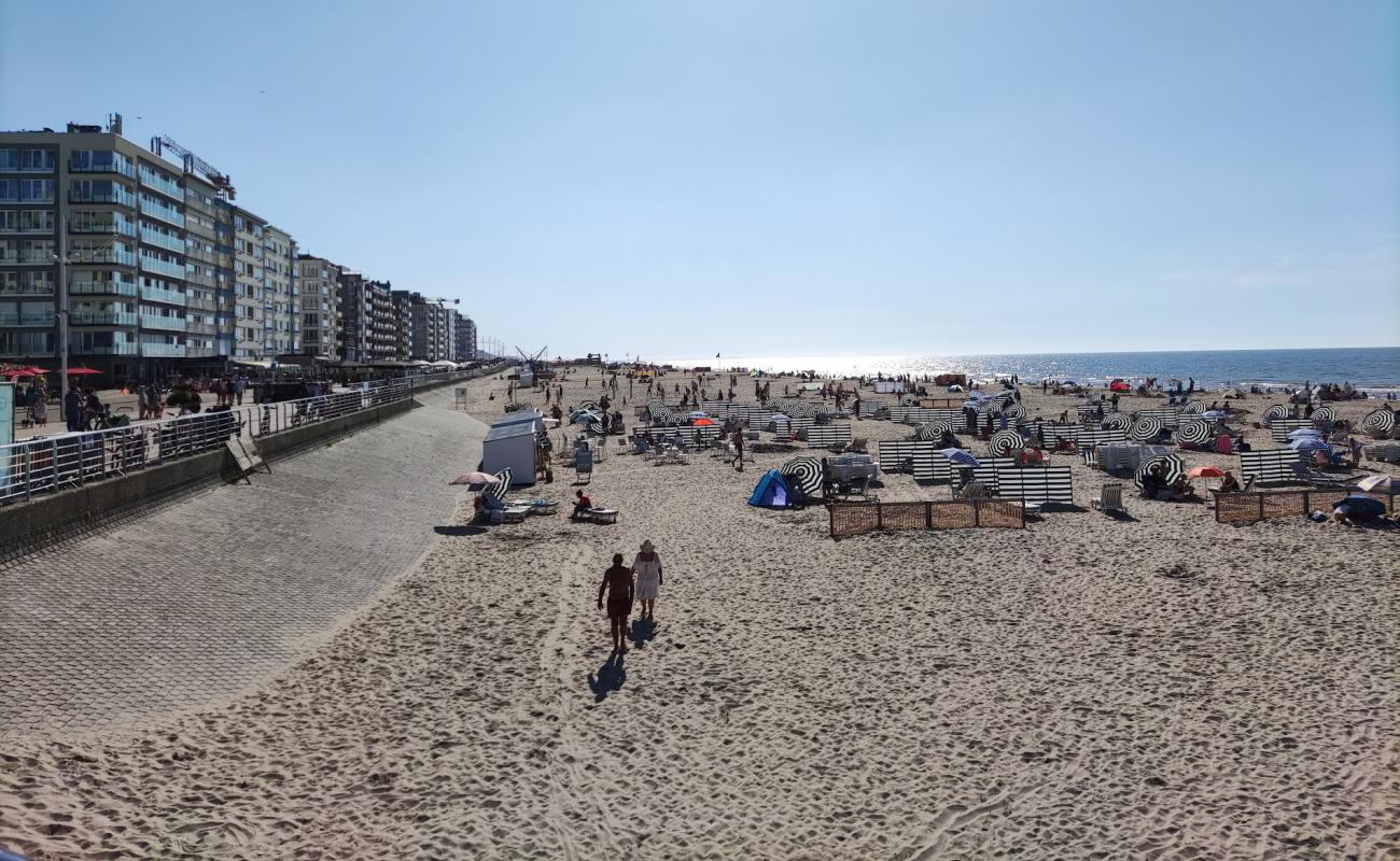 Photo of De Panne Strand with bright sand surface