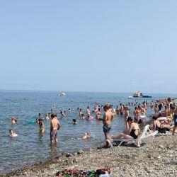 Foto af Batumi beach og bosættelsen